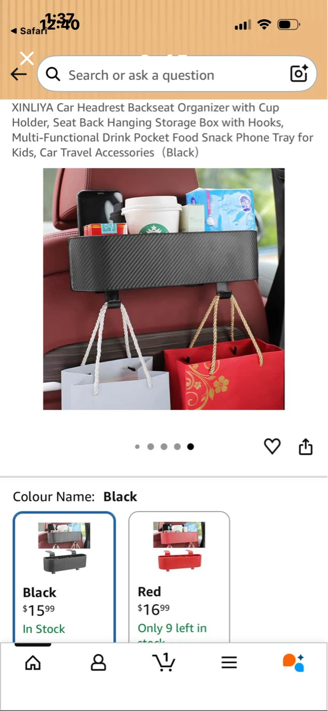 NEW Car Headrest Organizer - photo 2
