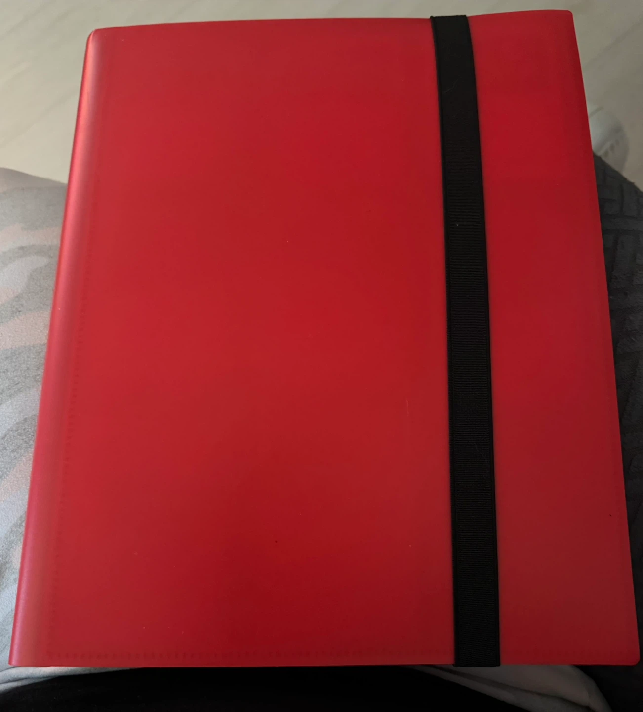 card binder with Pokémon cards