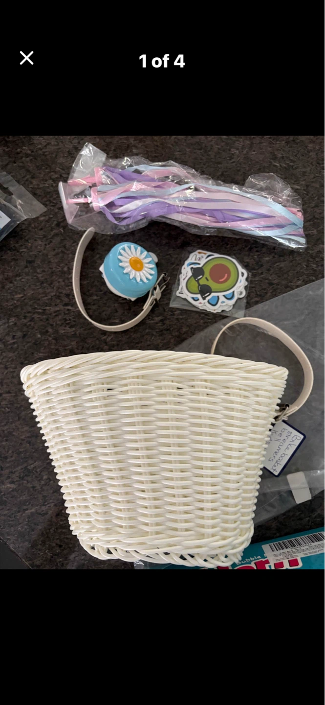 NEW Kids Bike Basket Kit
