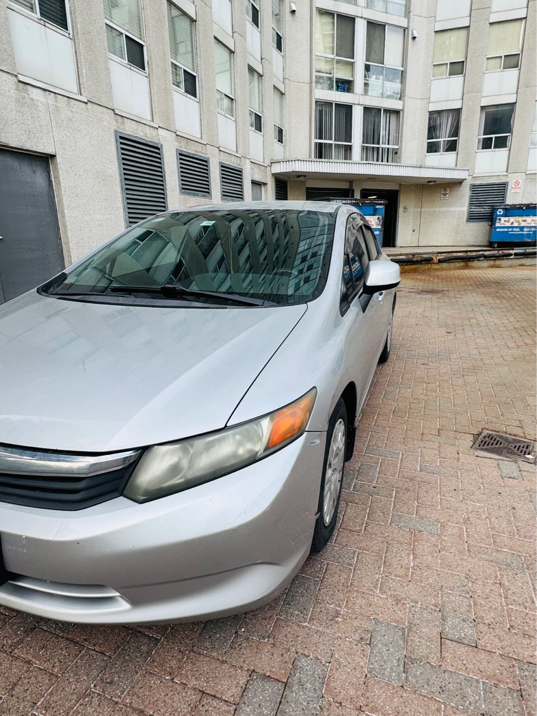 Silver Honda Civic Sedan