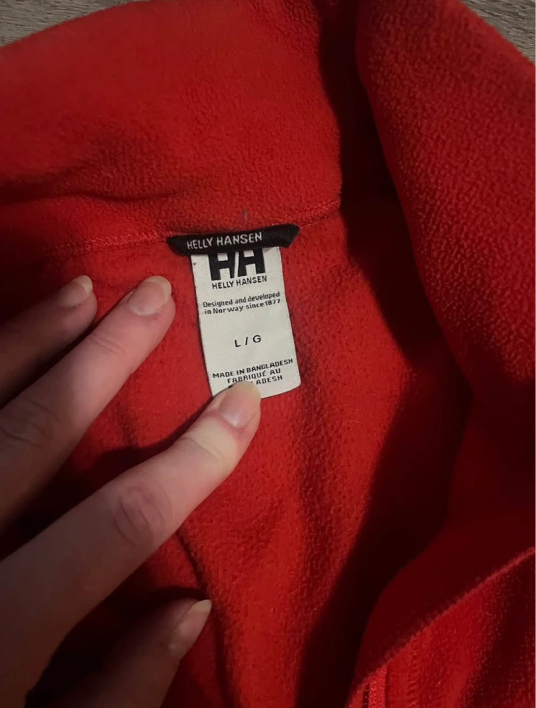 Helly Hansen Red/orange Fleece Pullover - photo 2