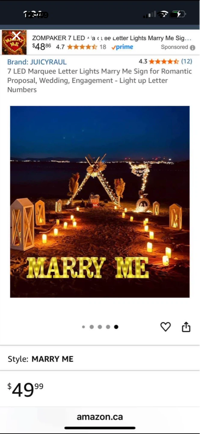 NEW Marry Me Marquee Light Kit - photo 4