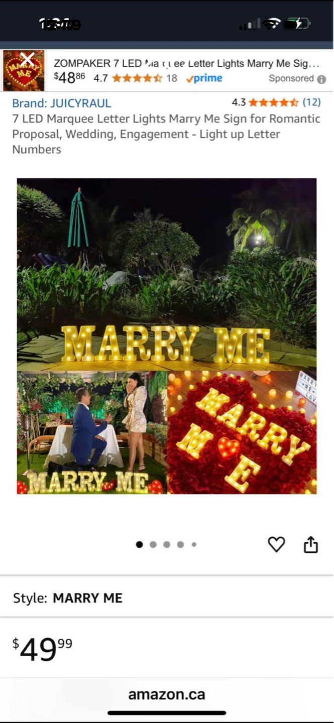 NEW Marry Me Marquee Light Kit - photo 2