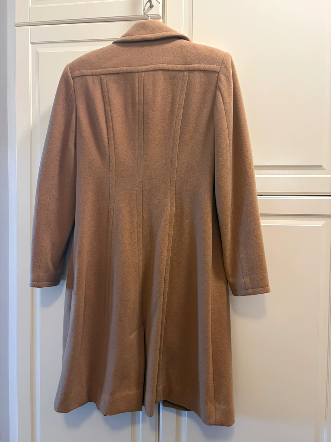 Per Una by Marks & Spencer Camel Wool Blend Coat Size 12 - photo 2