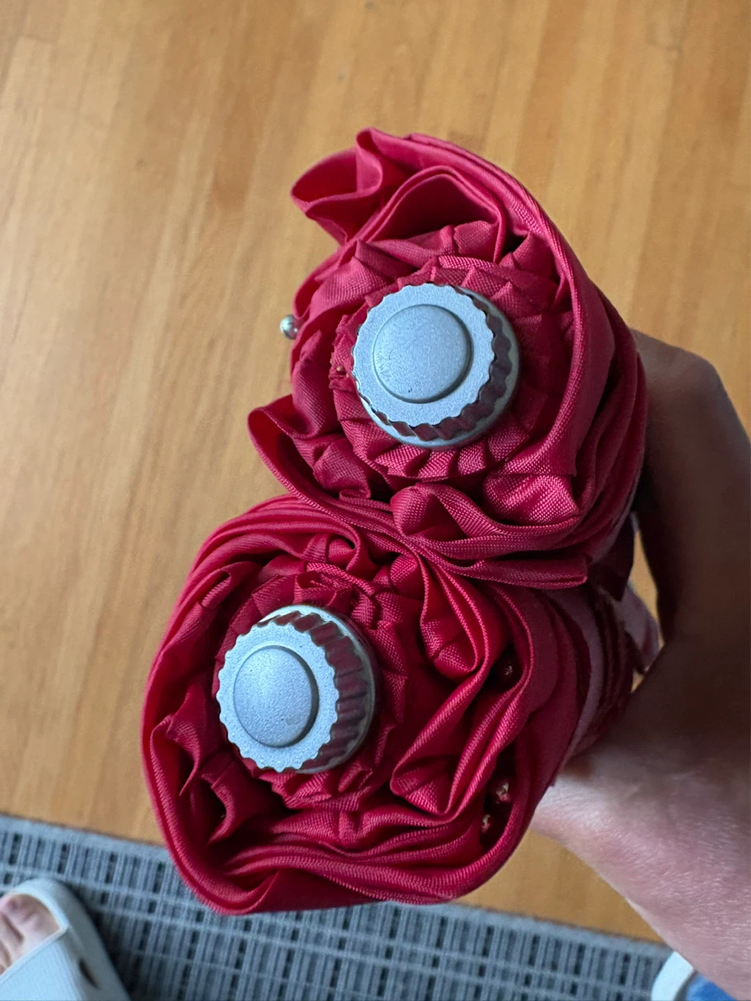 Red Compact Travel Umbrellas - photo 3