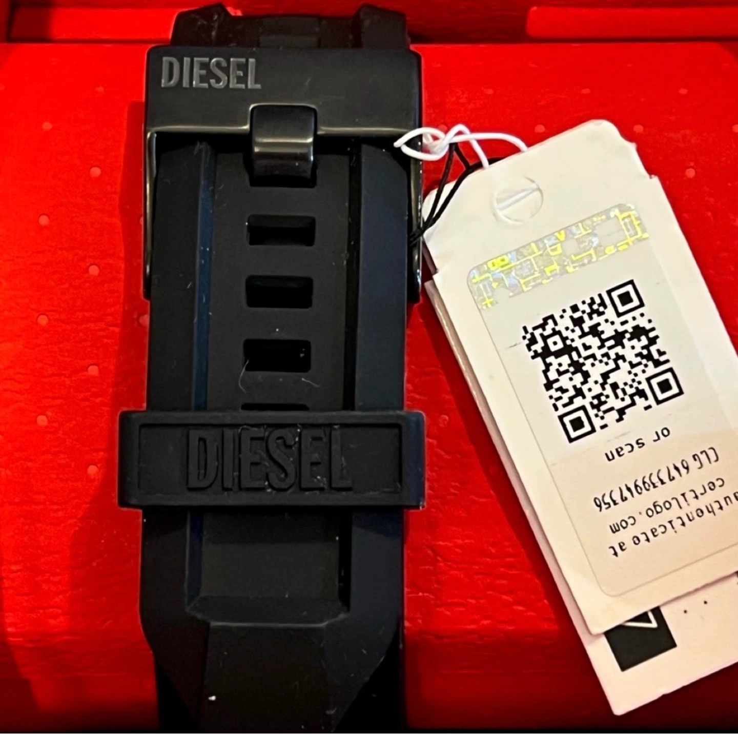 Like New! Diesel Mega Chief Stainless Steel/Silicone Blackout - photo 2