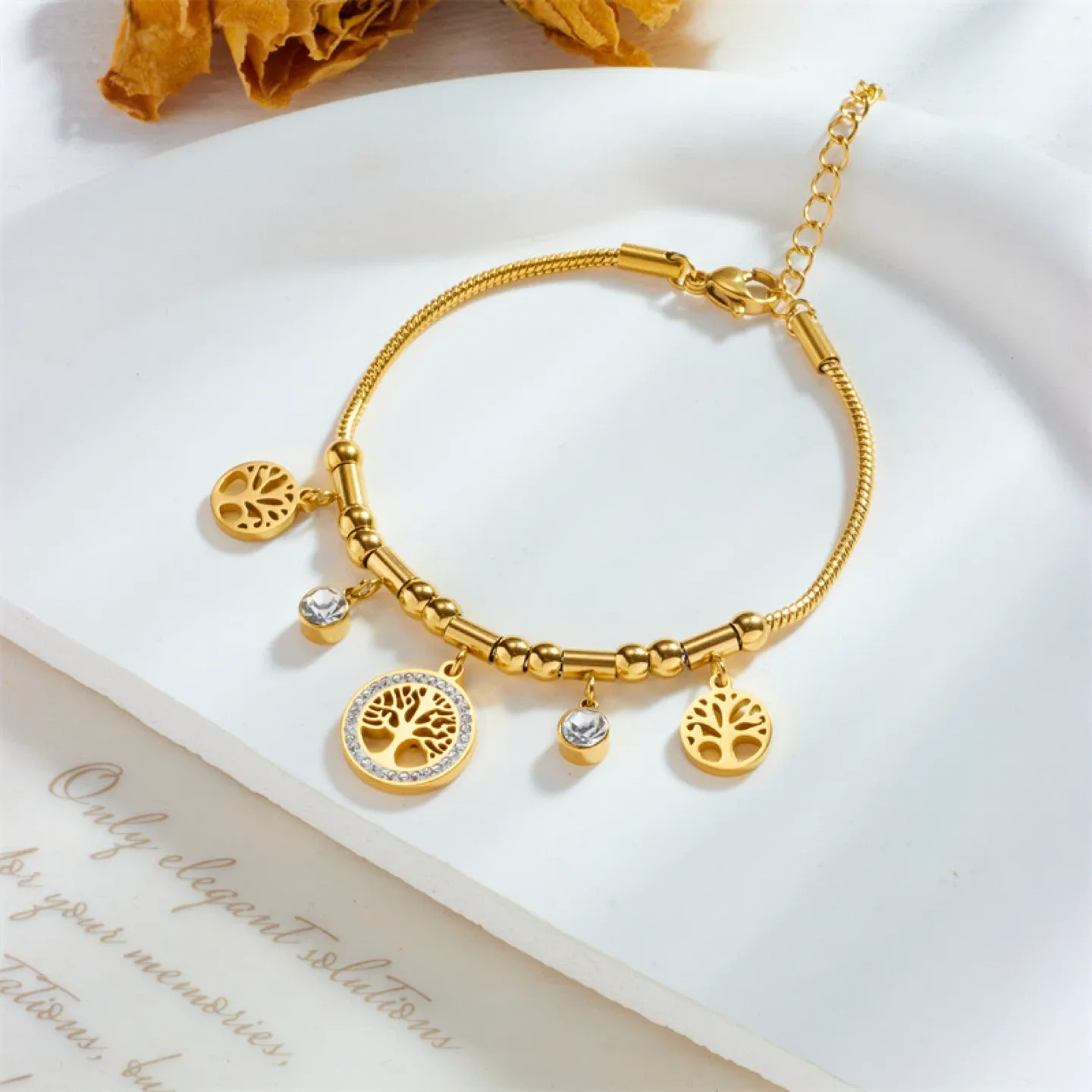 Golden Tree Charm Bracelet - photo 2