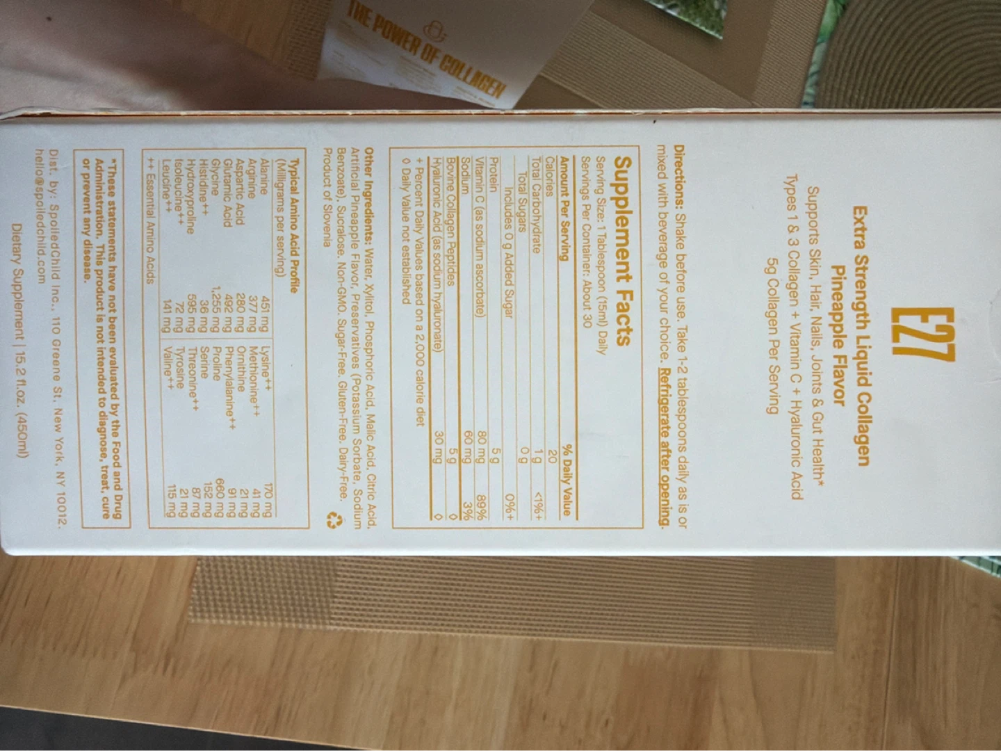 Spoiled Child liquid collagen supplements - photo 3
