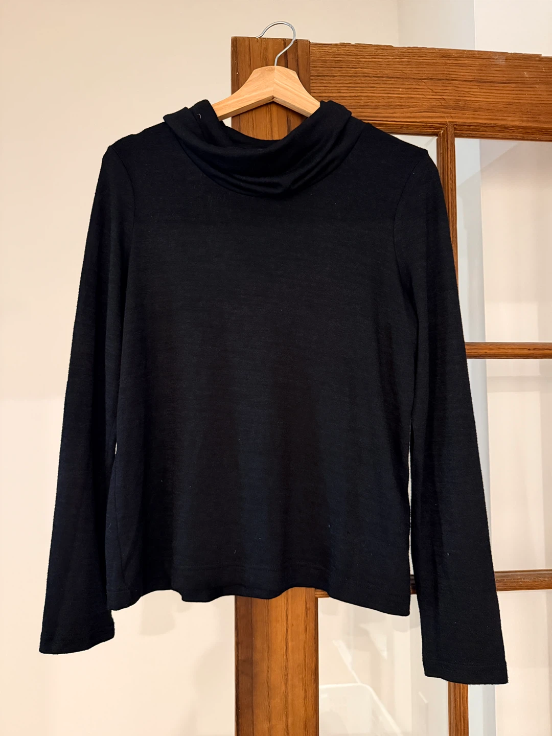 Long Sleeve Shirt - banana republic and Uniqlo - black/grey