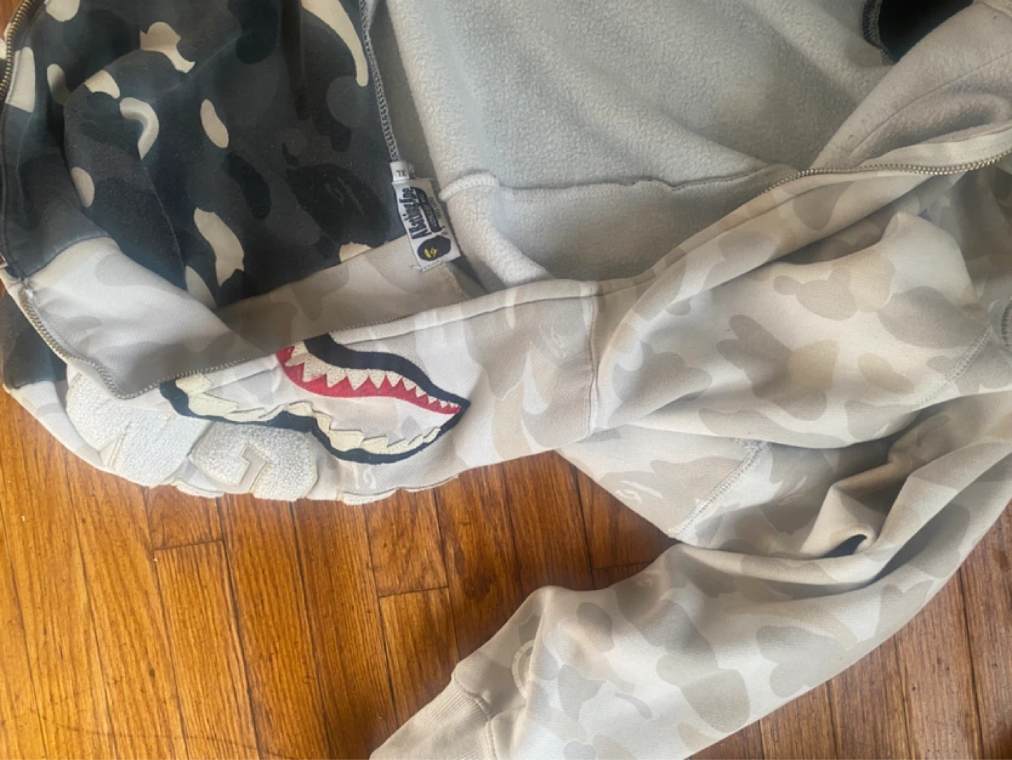 BAPE Camo Shark Full Zip Hoodie