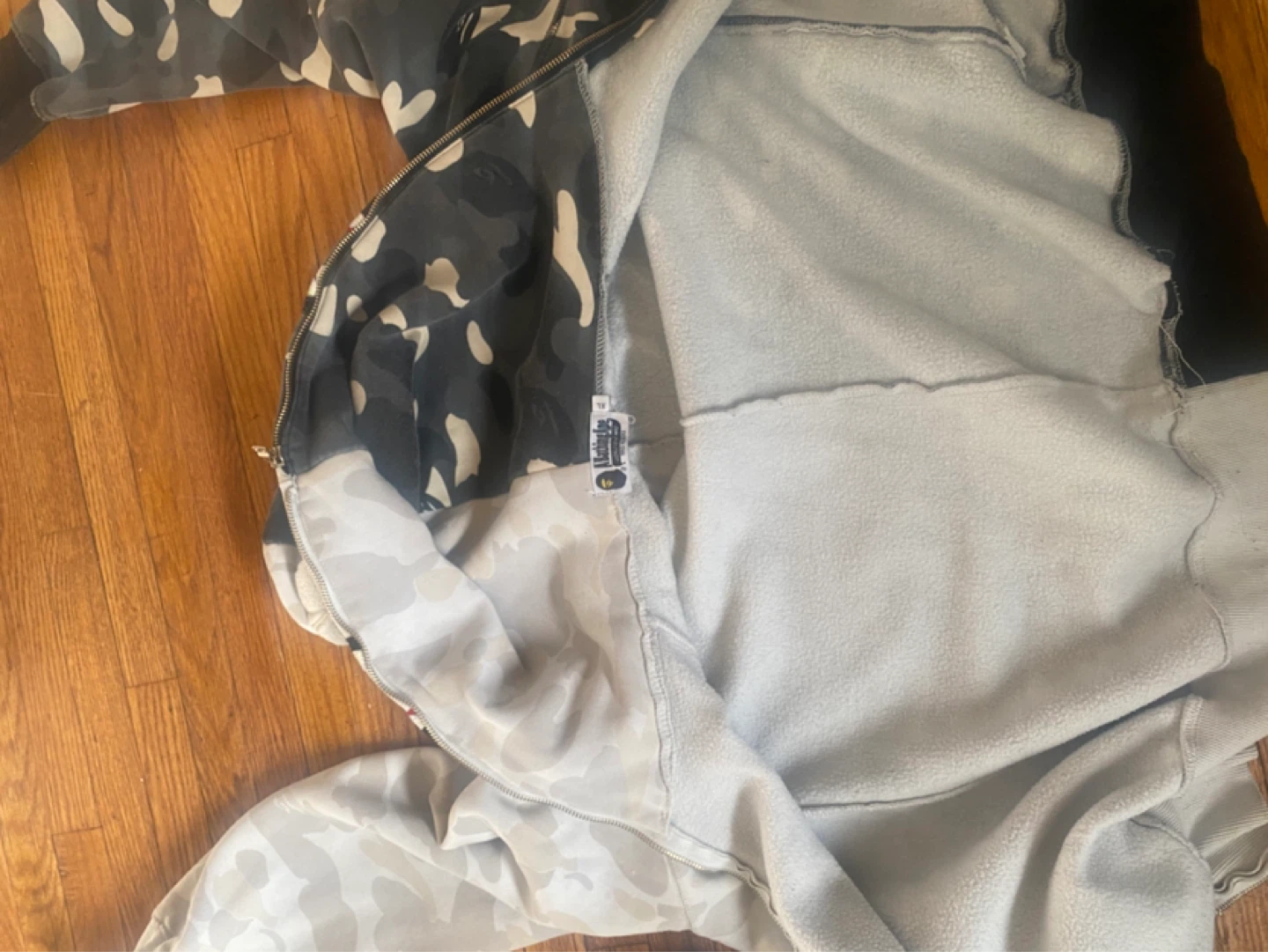 BAPE Camo Shark Full Zip Hoodie - photo 4