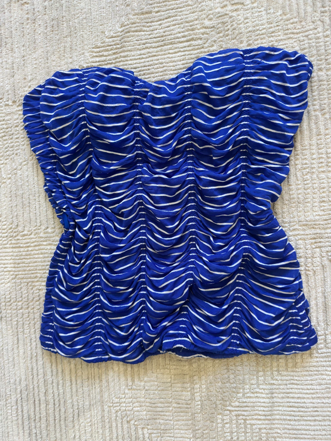 Y2K ruched strapless top - photo 2