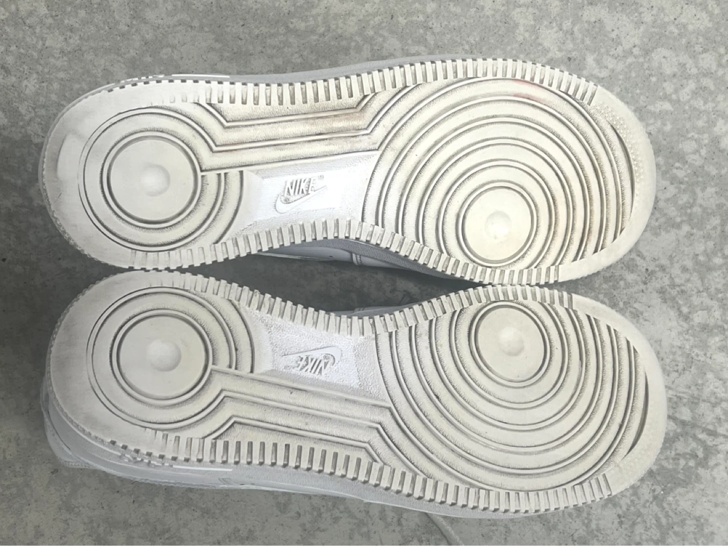 Nike Air Force 1 White Leather Sneakers - photo 5