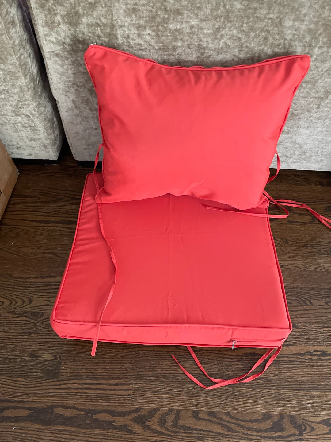 Reddish Outdoor Seat & Back Chair Cushions