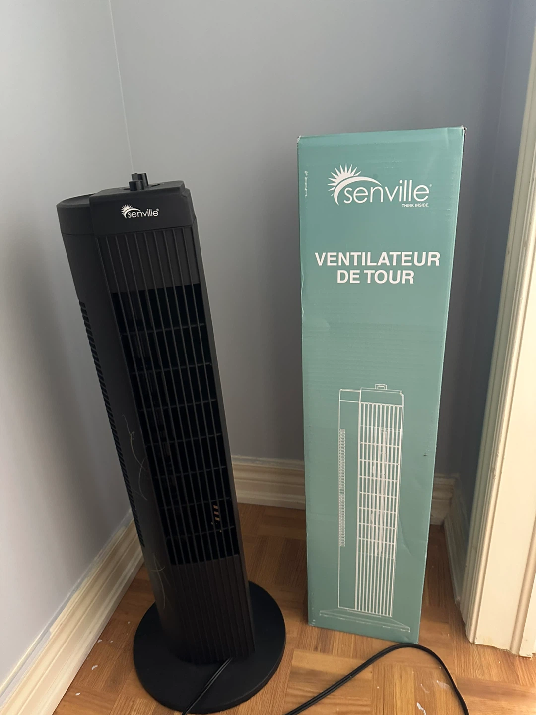 Senville Black Tower Fan