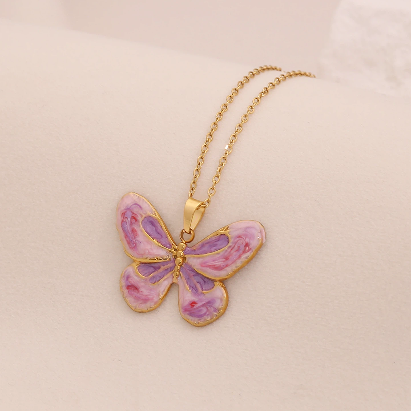 Butterfly Heart Necklace | 3 Styles | 18K Gold Plated - photo 2