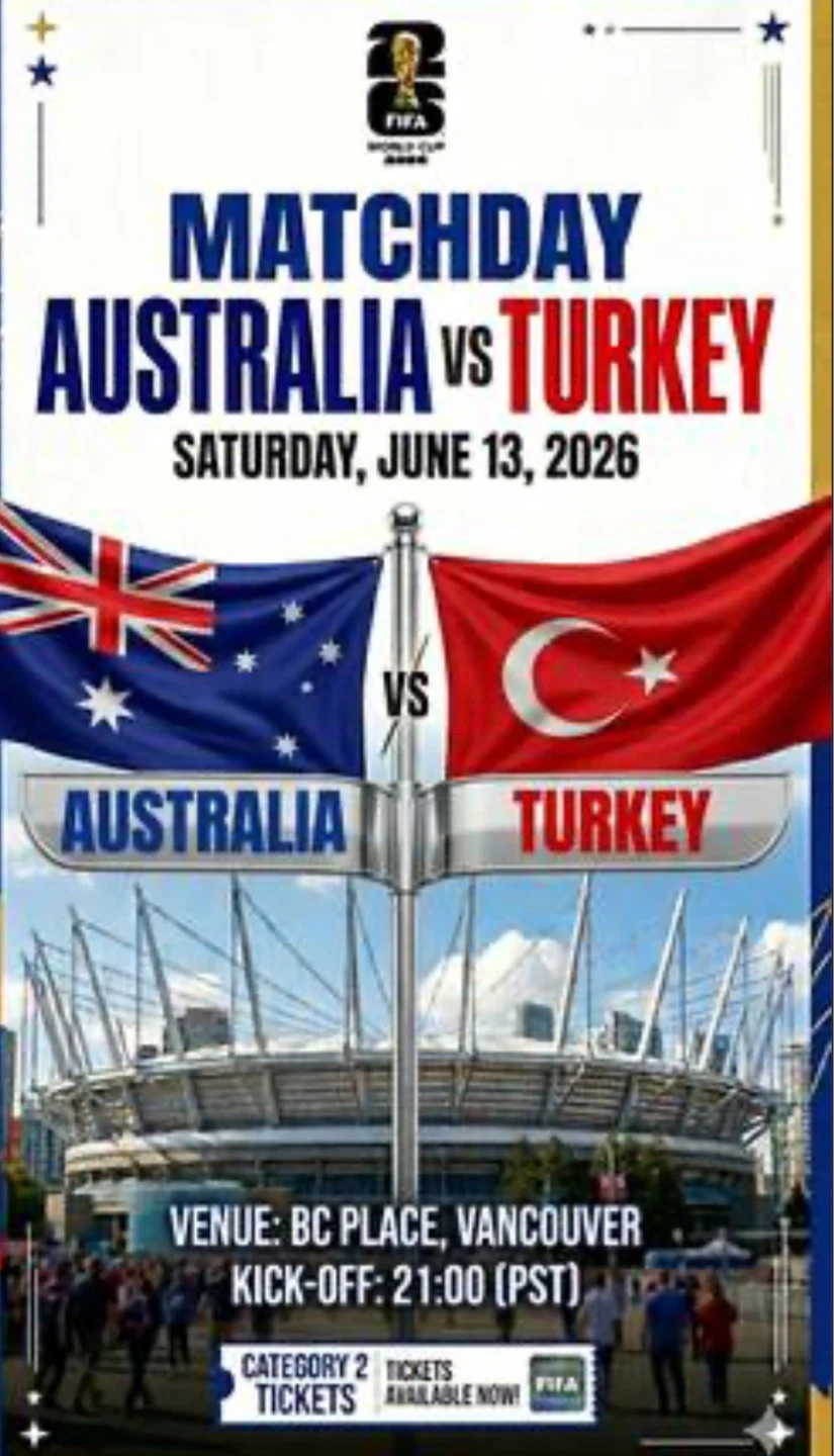 Australia vs Turkey Soccer Tickets - June 13, 2026 - photo 4