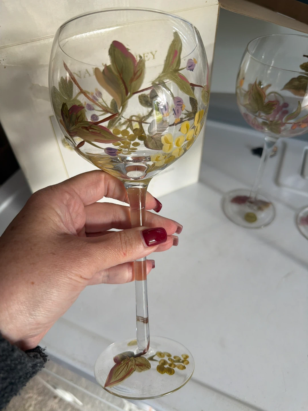 Block Napa Valley Hand-Painted Goblets (Set of 4) - photo 2