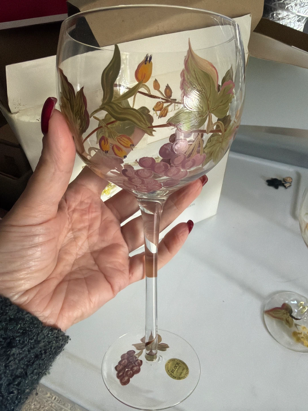 Block Napa Valley Hand-Painted Goblets (Set of 4) - photo 3