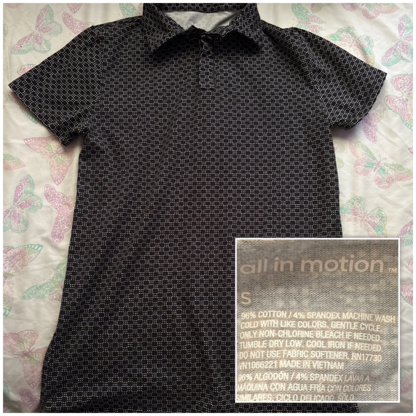 (All In Motion) Men's Polo Shirt - *Size Small*