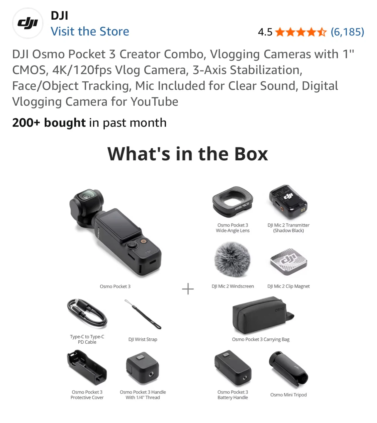 Brand New DJI Osmo Pocket 3 Creator Combo 4K Camera - photo 3