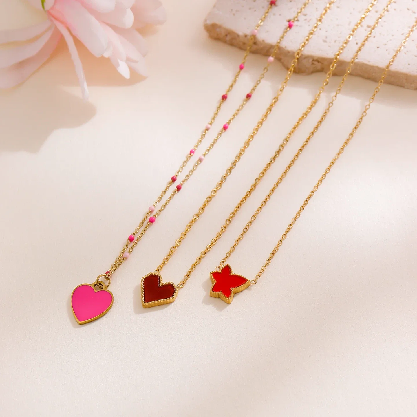 Heart Enamel Necklace (3 Styles) - photo 2
