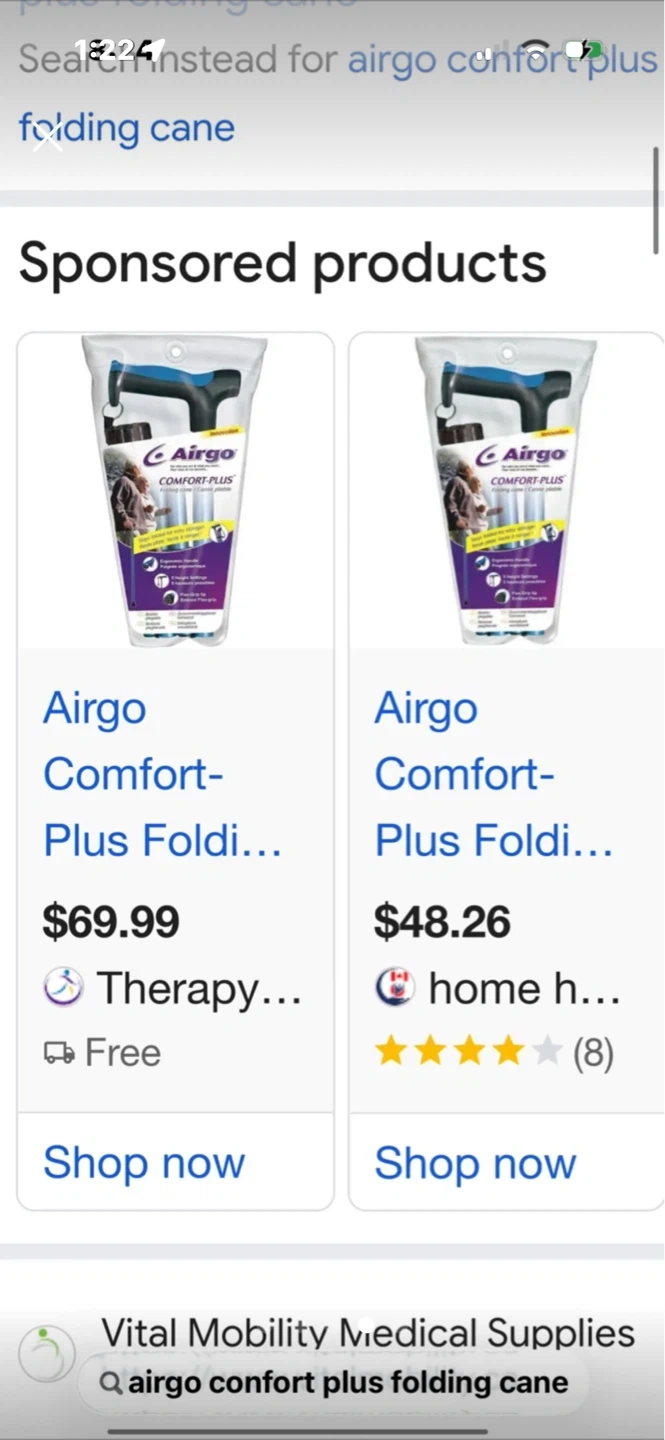 NEW Airgo Folding Cane - photo 4