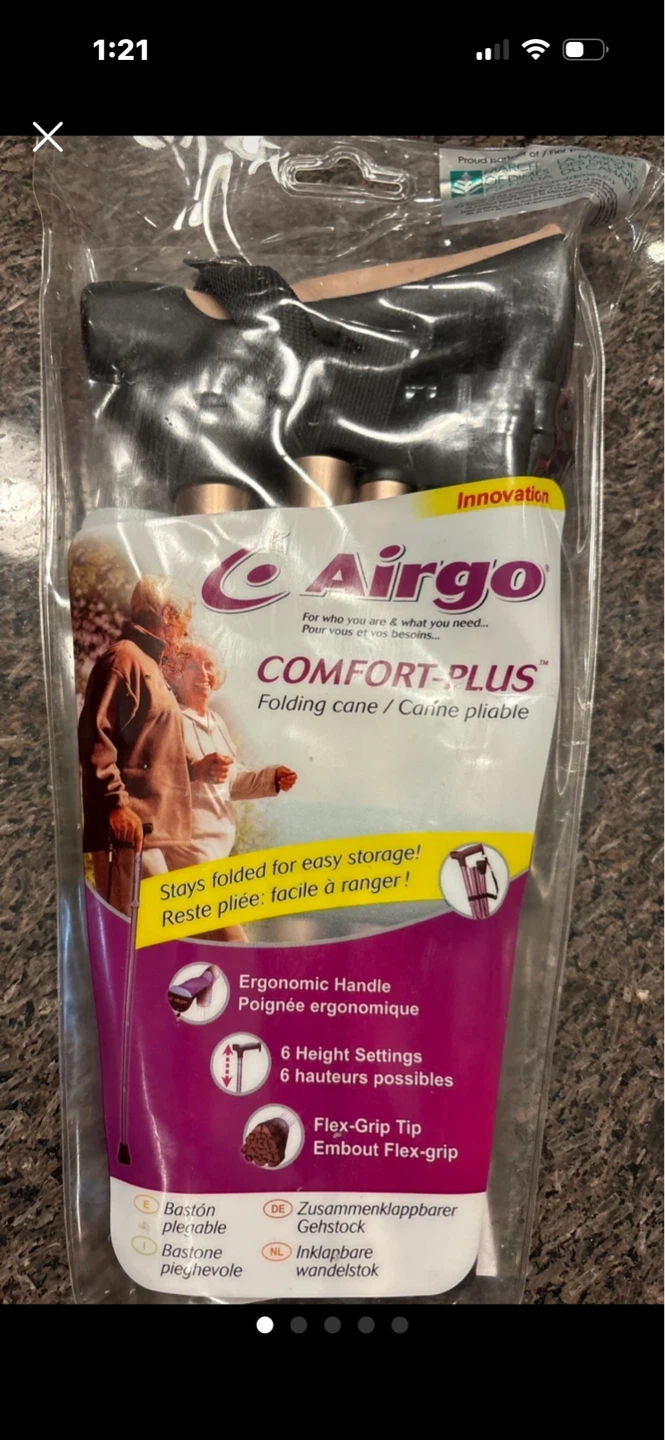 NEW Airgo Folding Cane