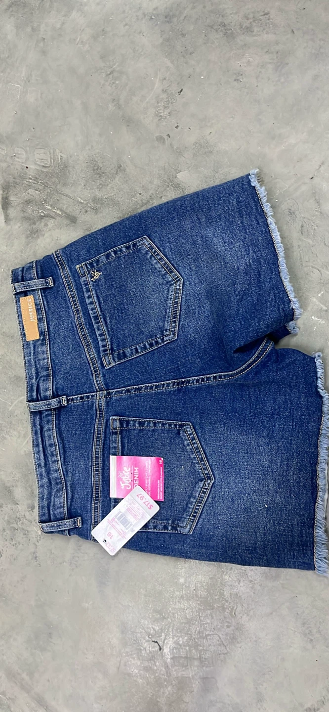 Justice Girls Denim Shorts Size 10 - photo 3