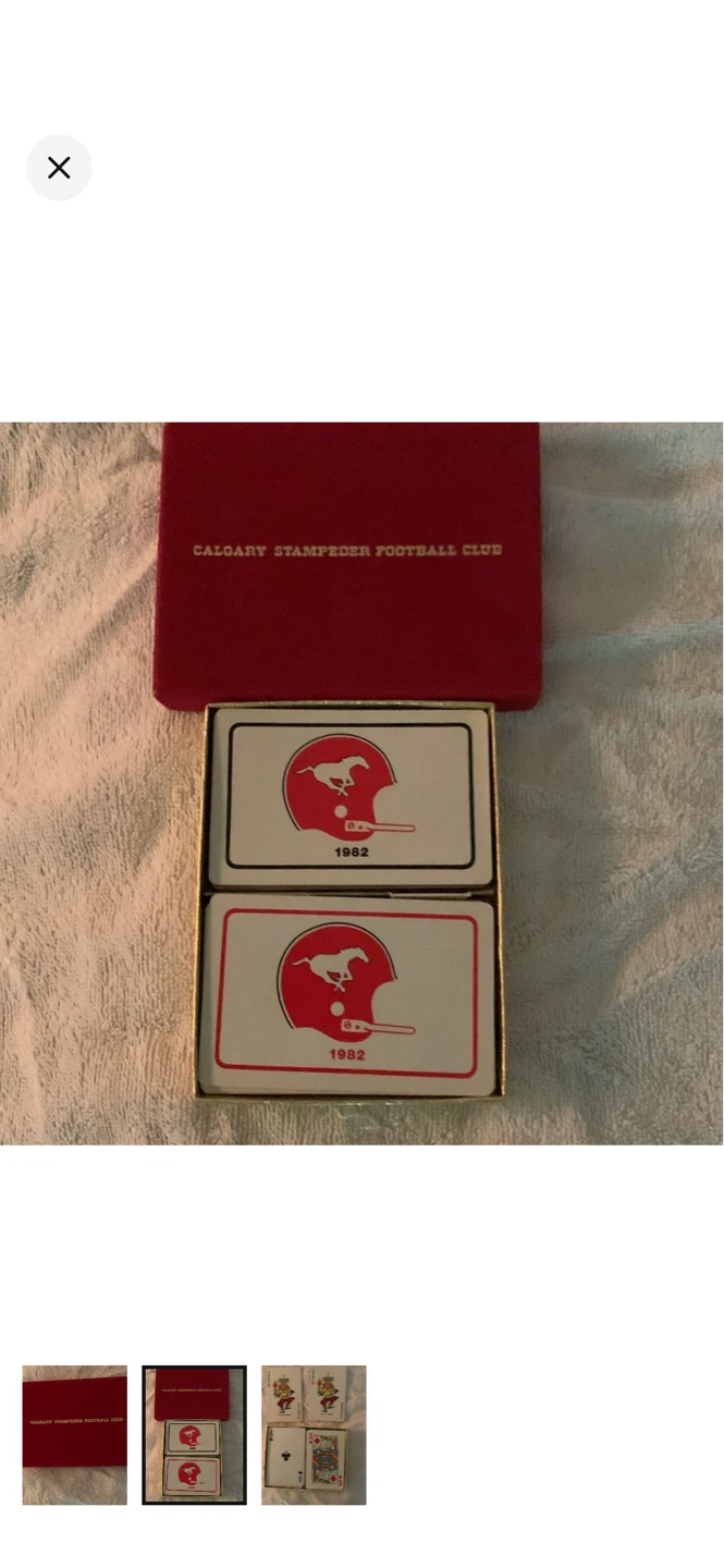 Calgary Stampeders Football Club 1982 Playing Cards - photo 2