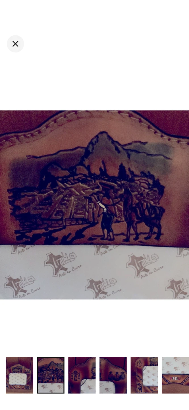Peru Leather Photo Frame - photo 2