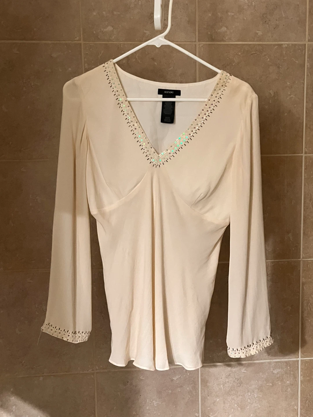 8 size Alfani Silk Blouse