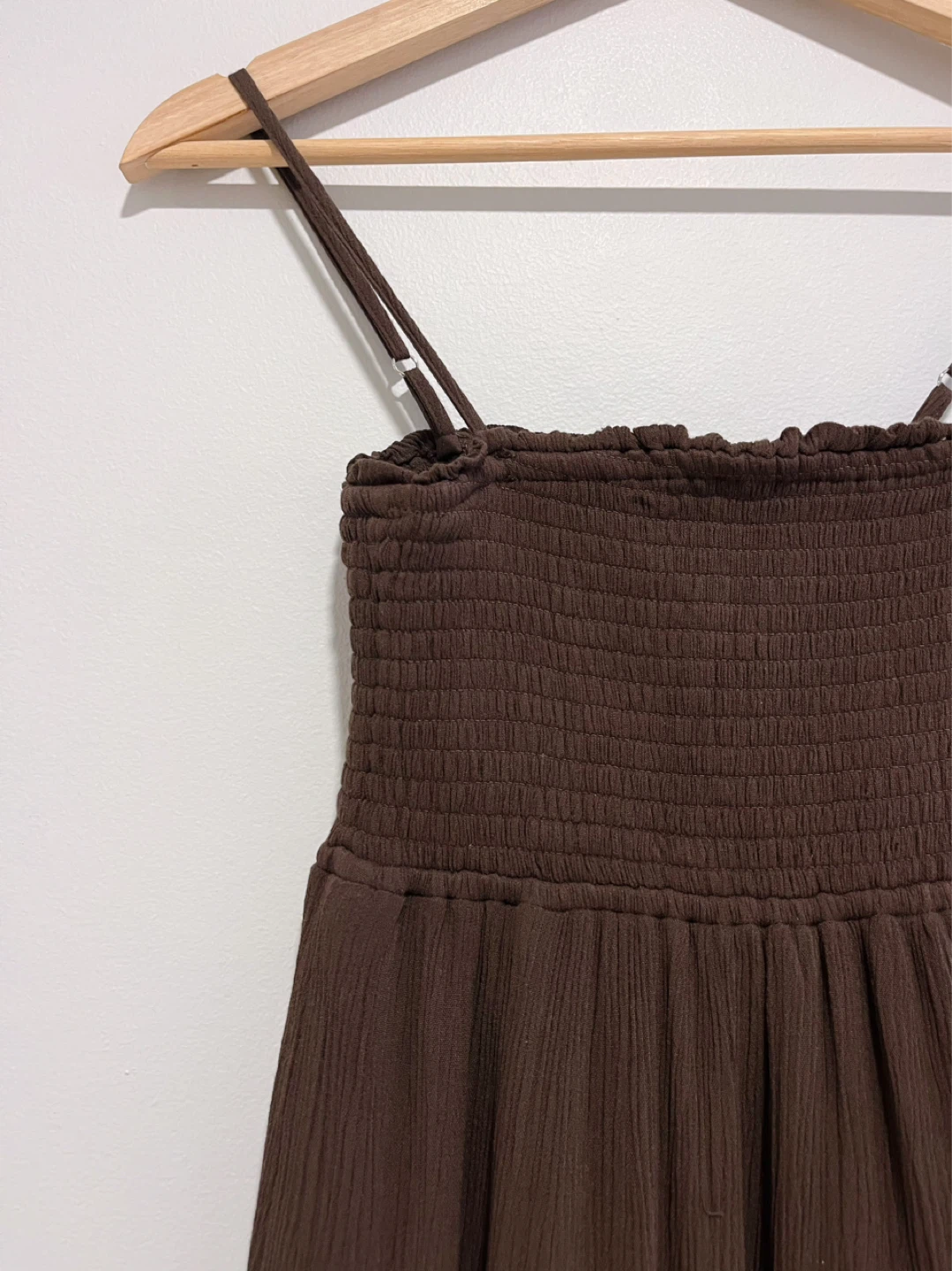 Brown Tiered Sundress -Size S - photo 2