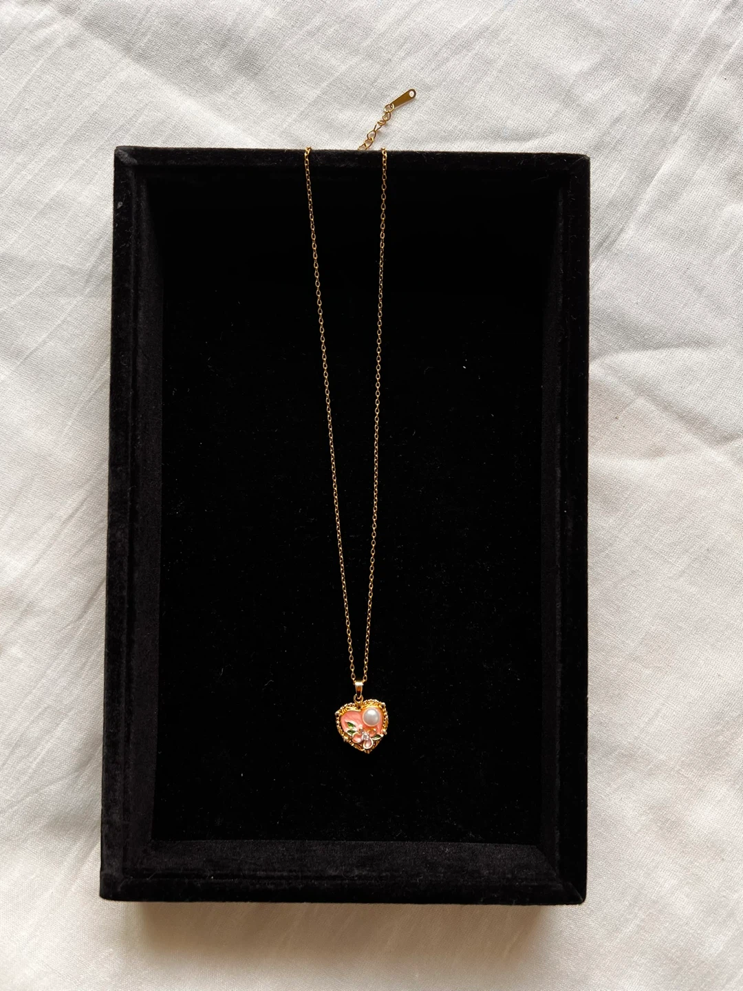 Heart Blossom Pearl Necklace - photo 2