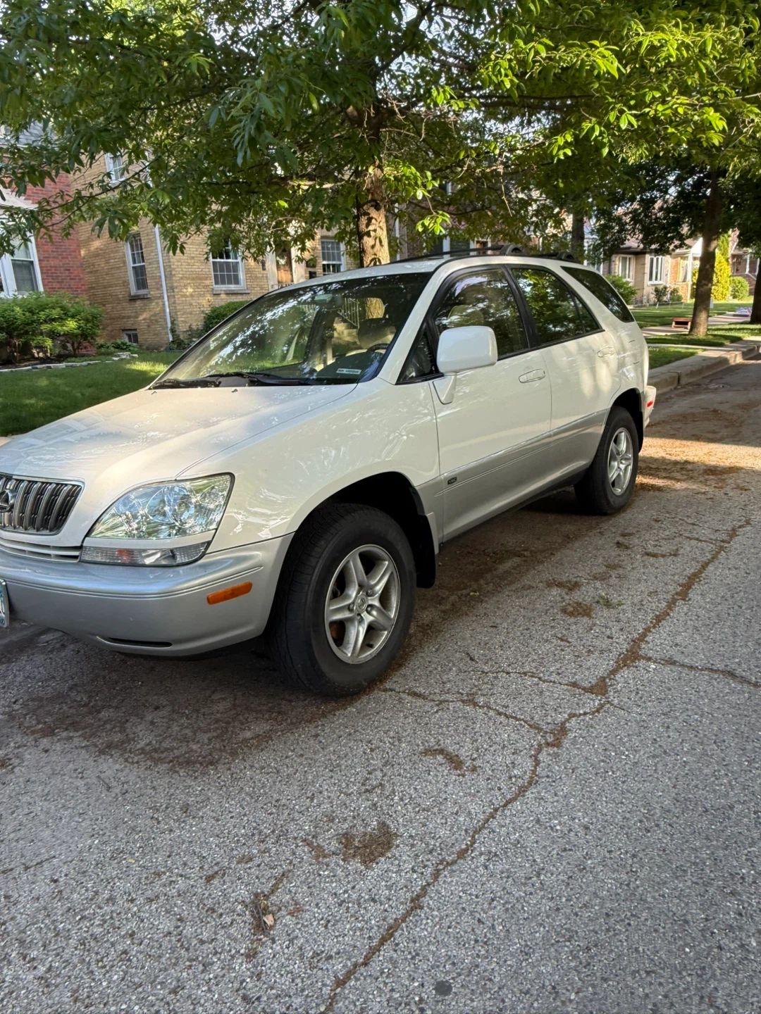 2001 Lexus RX 300 White SUV