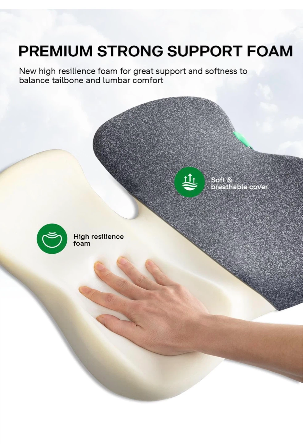 Medisana Seat Cushion for Office Chair, Car Seat - XL S9C - photo 4