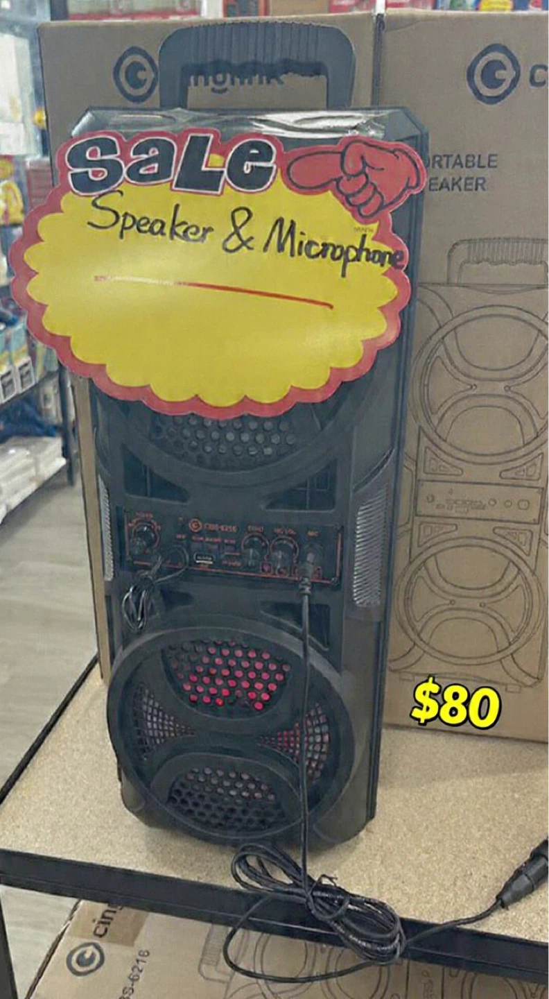 Portable Speaker & Microphone