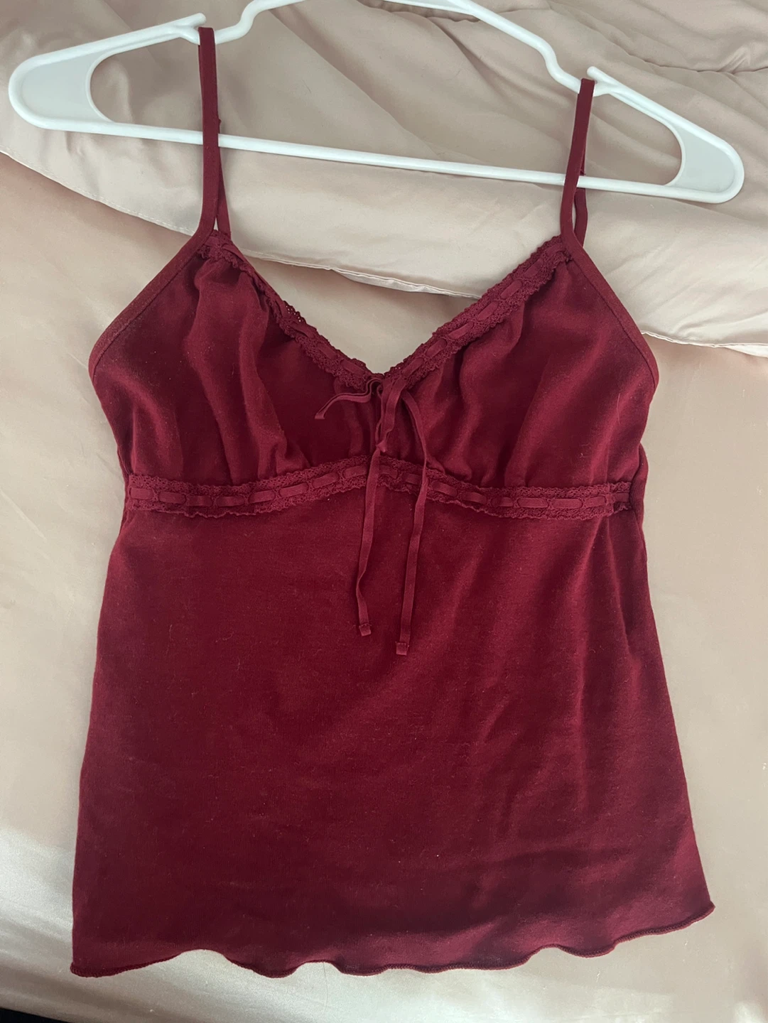 Brandy Melville wine red tank top