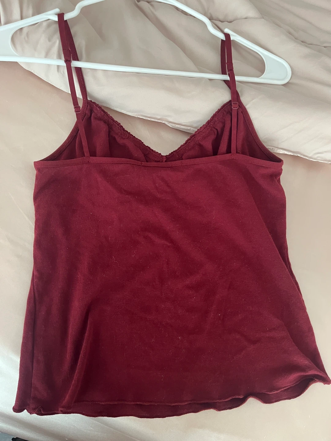 Brandy Melville wine red tank top - photo 2