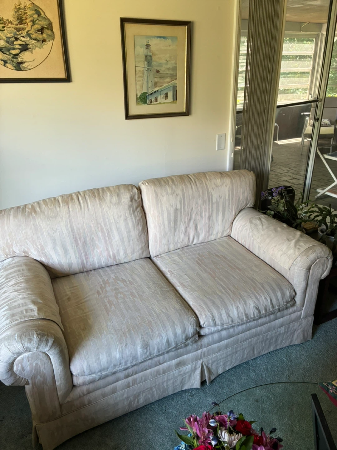 Couch and loveseat