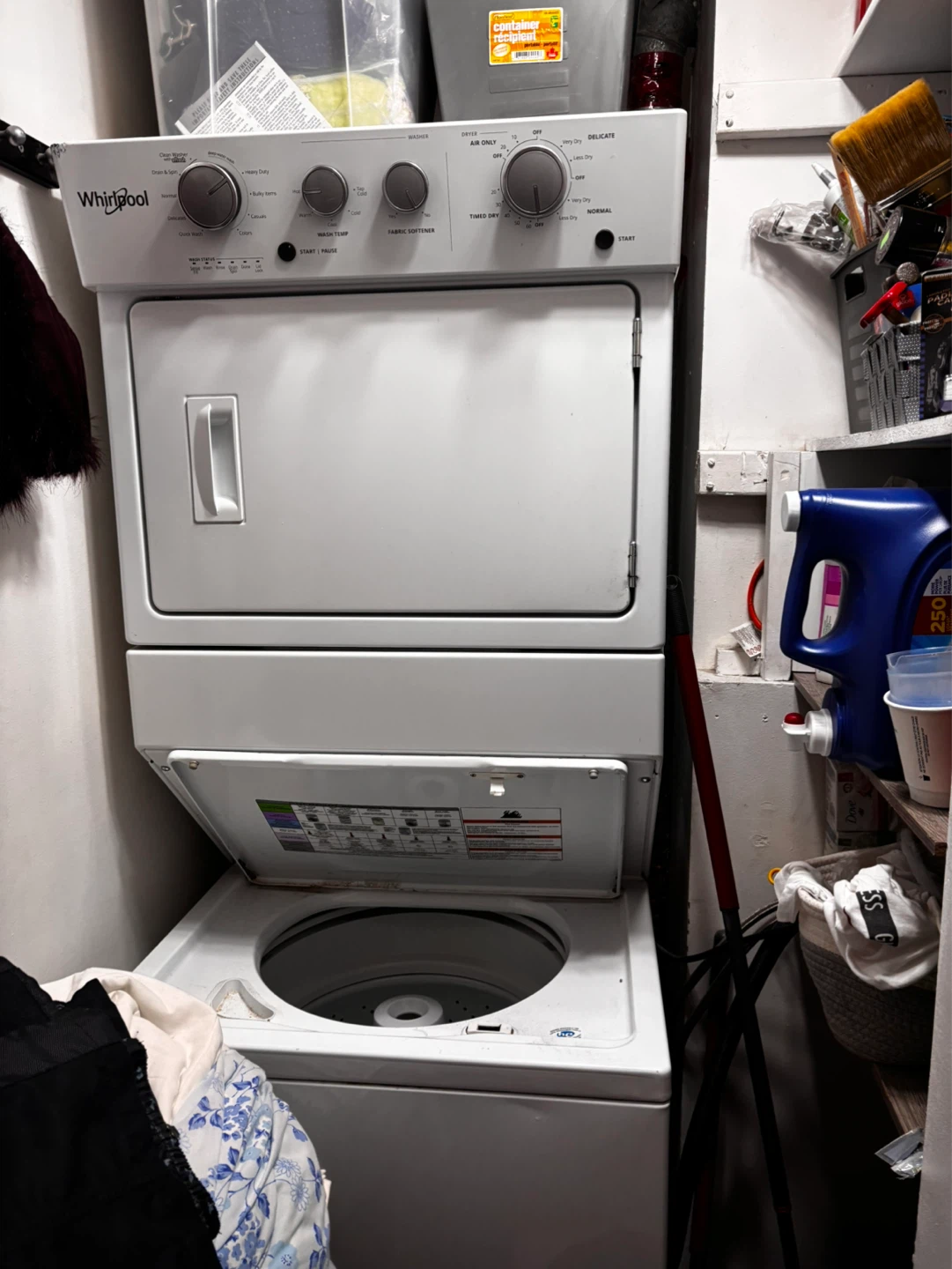 Whirlpool Stackable Washer and Dryer - photo 2