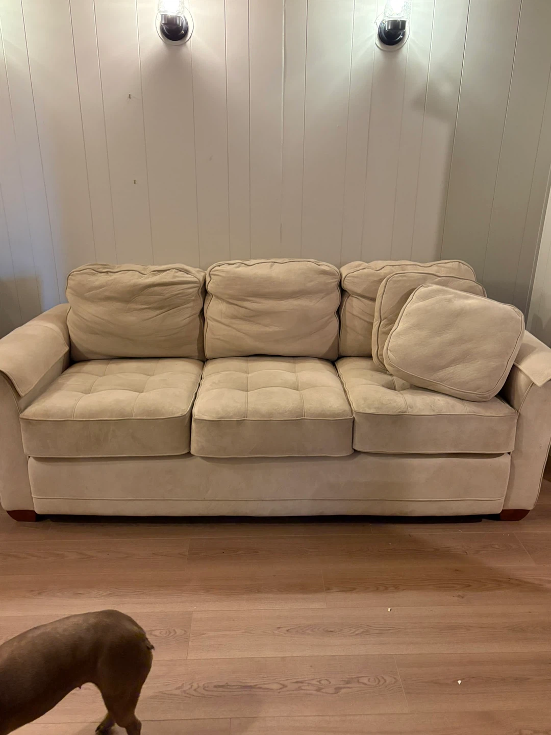 Lazy Boy Couch, Love Seat and Ottoman - photo 5