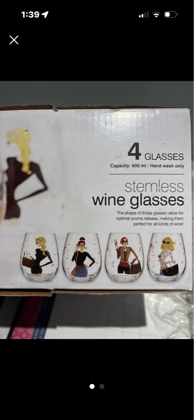 NEW Stemless Wine Glasses