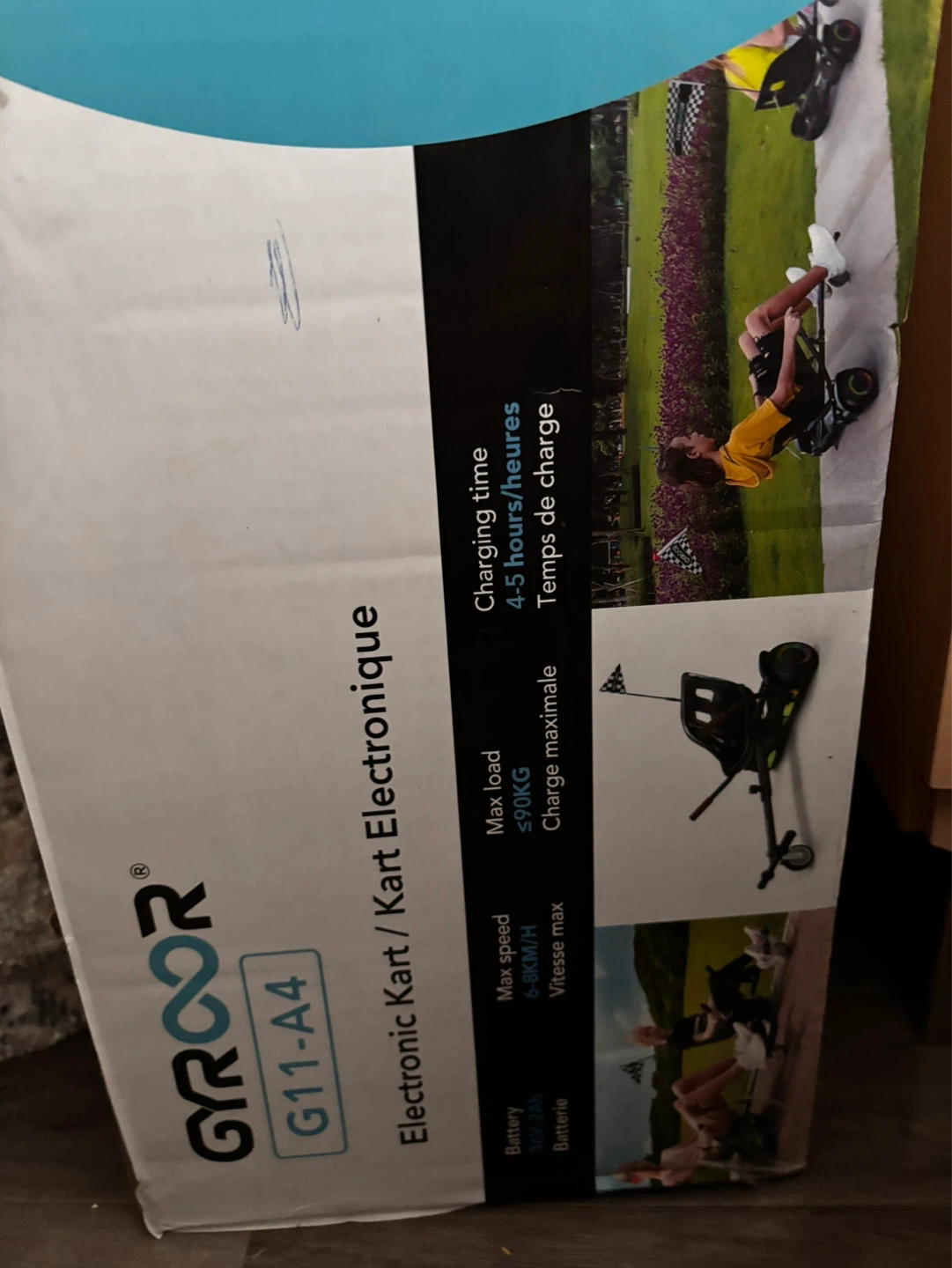 gyroor g11-a4 electronic kart hooverboard new