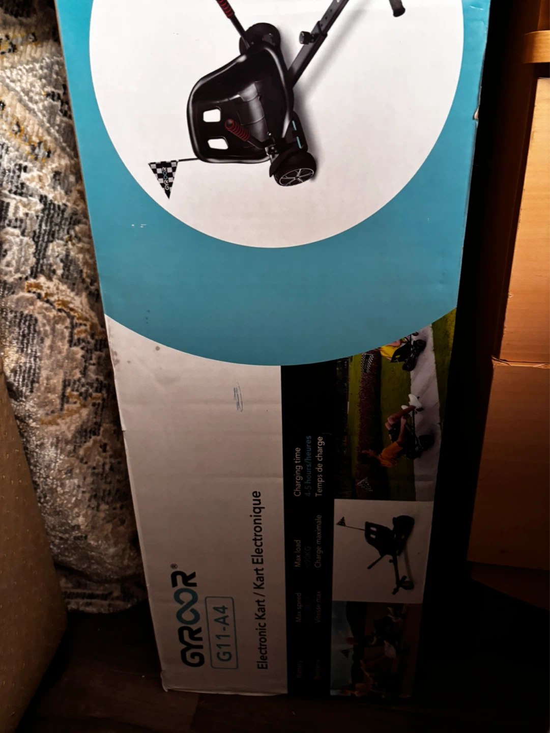 gyroor g11-a4 electronic kart hooverboard new - photo 2