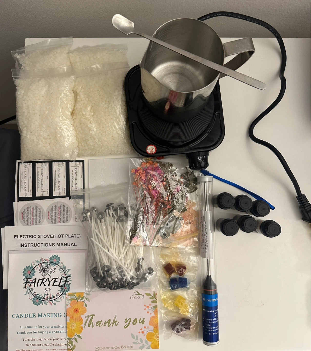 New FAIRYELF Candle Making Kit