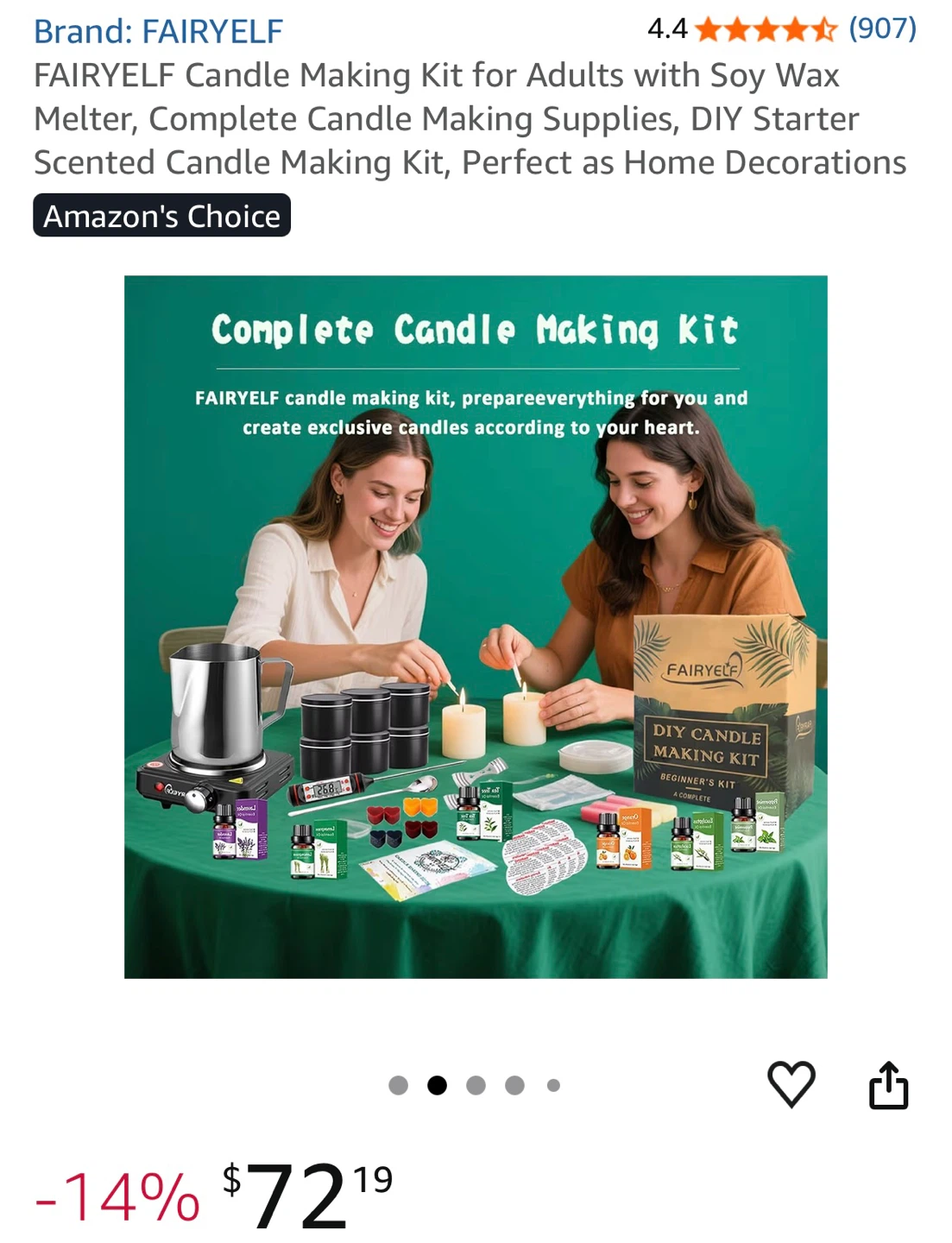 New FAIRYELF Candle Making Kit - photo 3