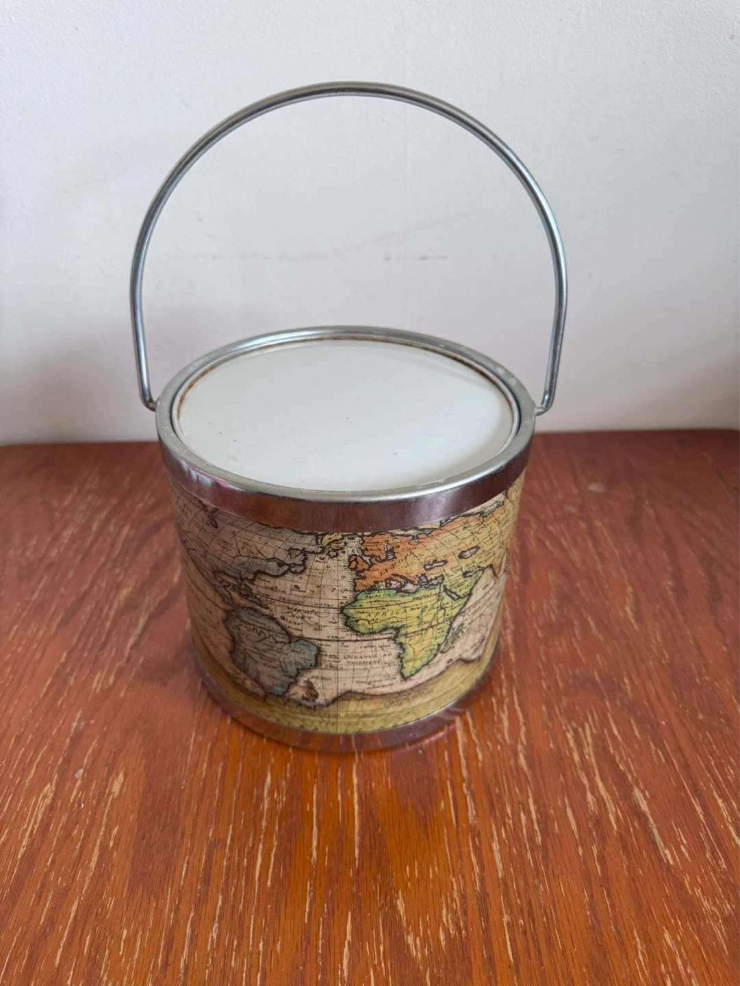 Vintage Ice Bucket with Lid