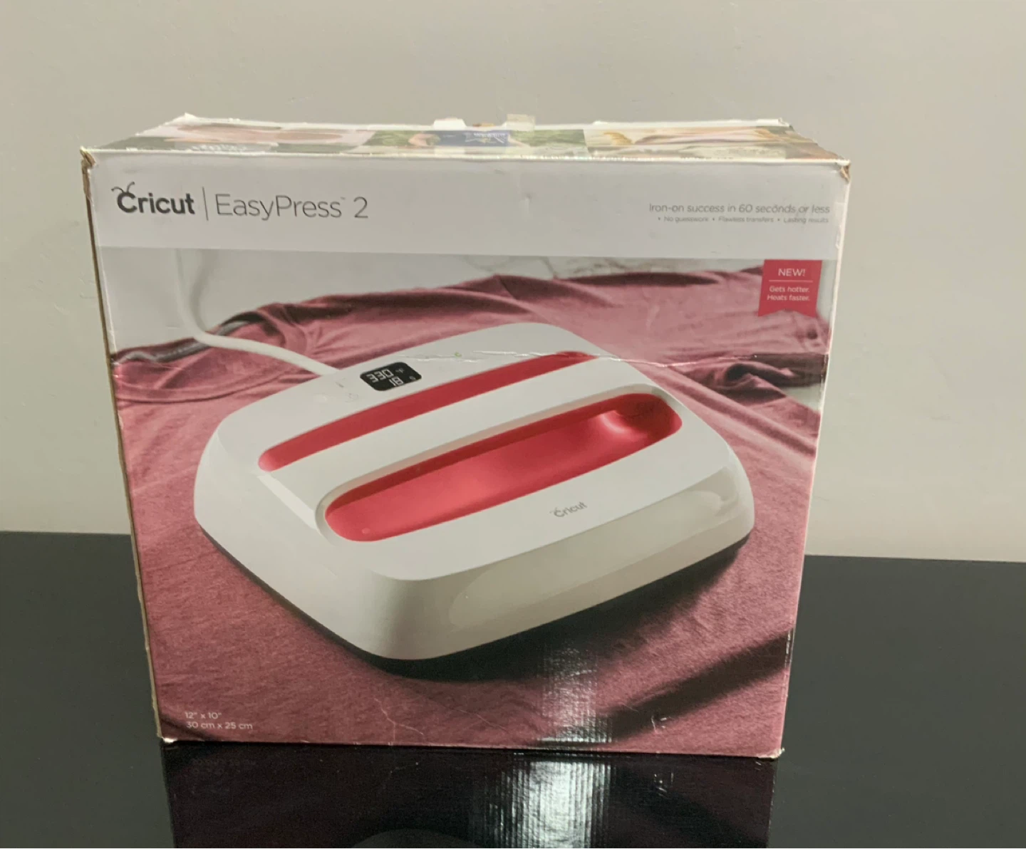 Cricut EasyPress 2 Raspberry 12" x 10"