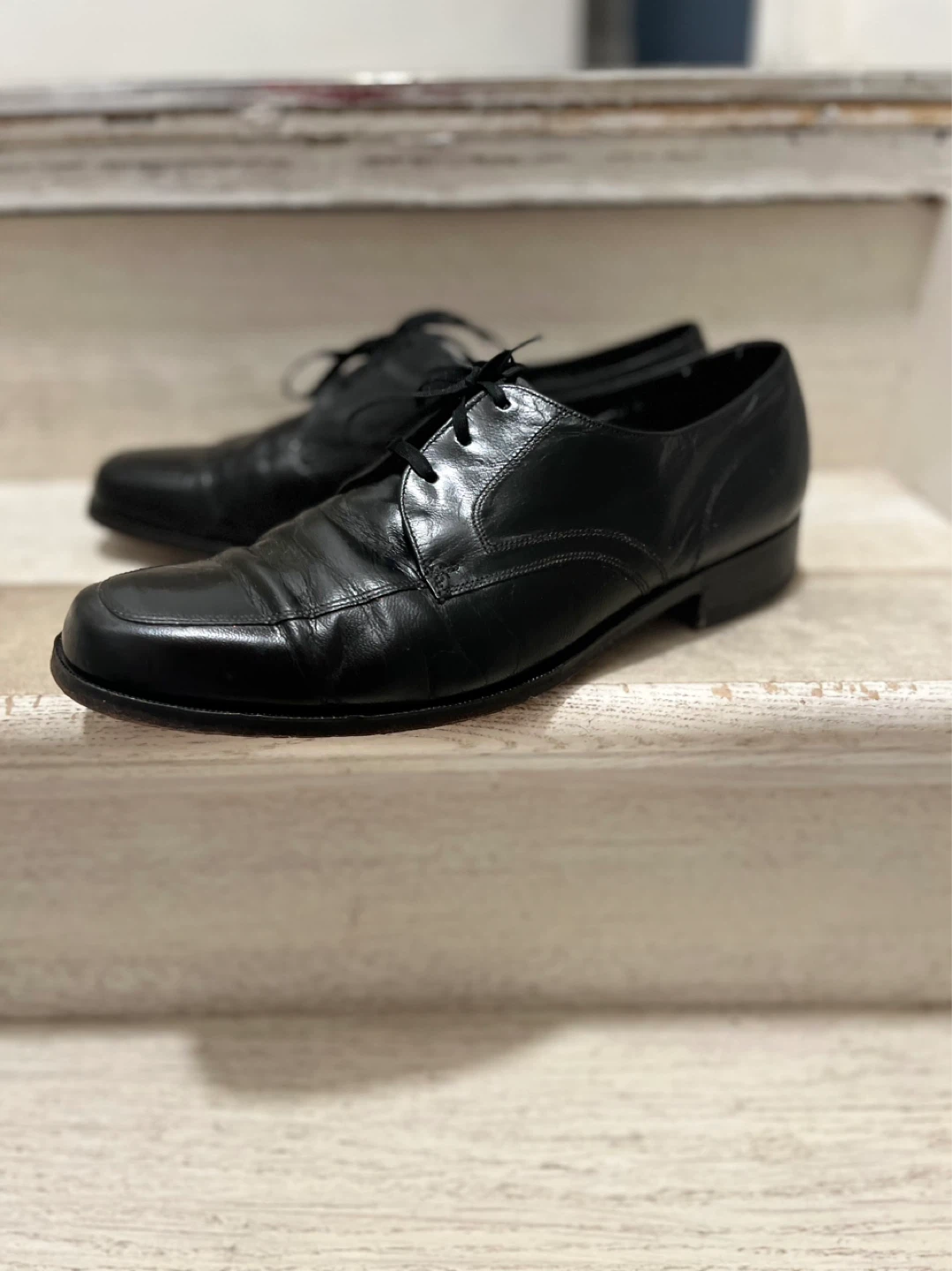 The Florsheim Shoe Co. Black Leather Oxford Dress Shoes - photo 2
